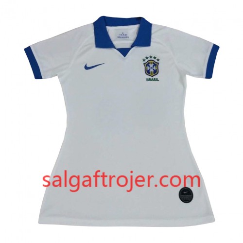 Brasilien Fodboldtrøjer Dame Udebanesæt Copa América 2019 Kort ærmer Brasilien Fodboldtrøjer Dame Udebanesæt Copa América 2019 Kort ærmer